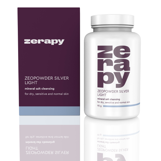 Минеральная пудра для глубокого очищения с серебром "Лайт" Zerapy, 90г / 200г